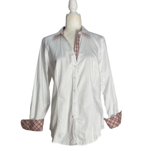 Brooks Brothers Thom Browne Black Fleece Button-Down Shirt Pink Plaid Detailing - Picture 1 of 9
